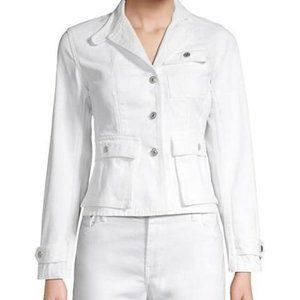 NEW Polo Ralph Lauren White Denim Blazer